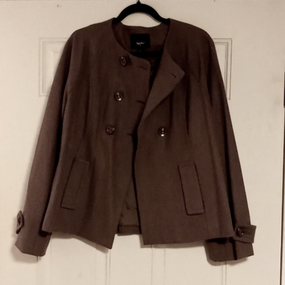 Peacoat vintage style like new very cute beautiful light brown sz l